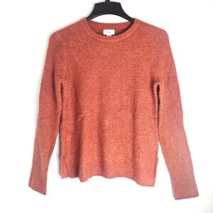 Old Navy Crewneck Long Sleeves Burnt Orange Sweater